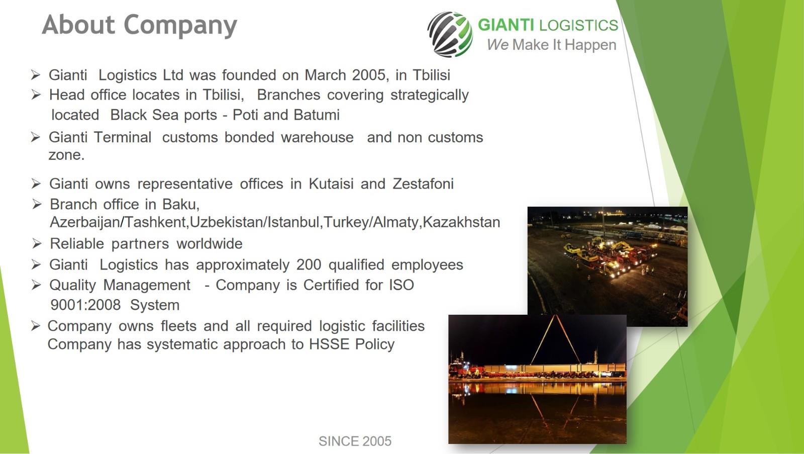 First slide